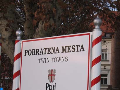 PTUJ tabla ob vstopu v mesto