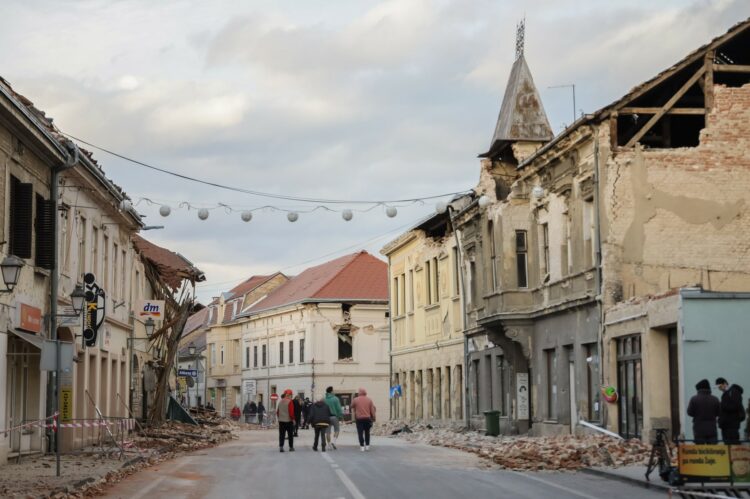 Potres Petrinja (2020), slika 1